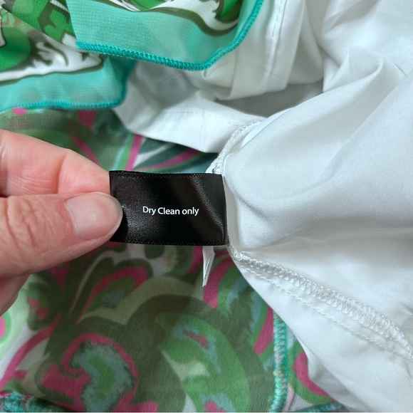 NWT Boston Proper Palma De Scrolls Ruffle Tiered Floral Green Maxi Dress XL - Picture 7 of 14